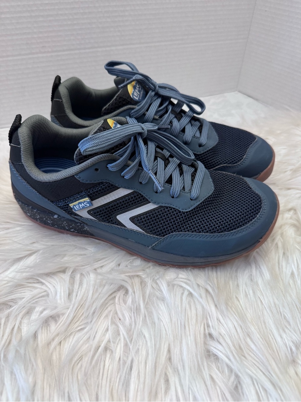 LEMS Primal Support Unisex Hybrid Trail Hiking Shoe Men 9.5 Women 11 Orion Blue